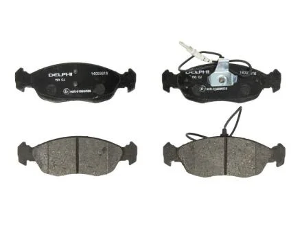 Гальмівні колодки, дискові Delphi LP0793