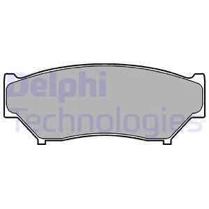 Гальмівні колодки, дискові Delphi LP0967