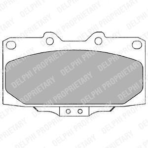 Колодки тормозные SUBARU IMPREZA -00 перед. Delphi LP1020