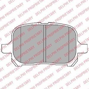 Гальмівні колодки дискові TOYOTA Camry "F "96-01 Delphi LP1144