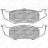 Комплект гальмівних колодок задн, CHRYSLER 300M, CIRRUS, CONCORDE, LE BARON, LHS, NEON, NEON II, PT CRUISER, SARATOGA, SEBRING, STRATUS, VISION, VOYAGER III DODGE AVENGER, CARAVAN 1.6-3.8 09.86- Delphi LP1162 (фото 1)