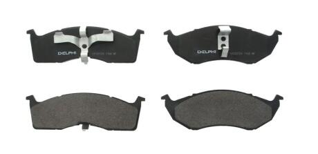Колодка торм. CHRYSLER NEON,VOYAGER II,DODGE передн. Delphi LP1166