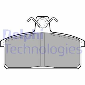Гальмівні колодки, дискові Delphi LP1201