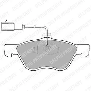 Гальмівні колодки, дискові Delphi LP1408