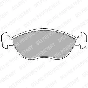 Гальмівні колодки, дискові Delphi LP1443