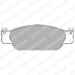 Гальмівні колодки, дискові Delphi LP1468