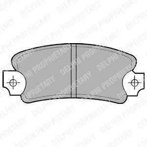 RENAULT Тормозные колодки задн. 21, 25, Espace 1,6/2,9 Delphi LP146