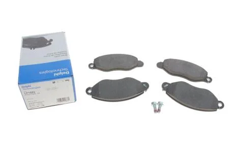 Комплект гальмівних колодок передн, FORD TRANSIT, TRANSIT TOURNEO 2.0D 06.00-05.06 Delphi LP1583