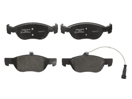 FIAT Тормозн.колодки передн.Bravo,Marea,Punto,Alfa Romeo 145,146,Lancia 94- Delphi LP1586