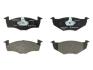 Комплект гальмівних колодок передн, SEAT CORDOBA, CORDOBA VARIO, IBIZA II, TOLEDO I, TOLEDO II VW GOLF III, POLO, POLO III CLASSIC, POLO/KOMBI, VENTO 1.4-1.9D 05.91-07.04 Delphi LP1591 (фото 1)