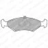 Тормозные колодки передние (18 мм) (система ATE) Ford Escort Fiesta IV 81-02 Delphi LP1604 (фото 1)