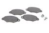 Комплект гальмівних колодок передн, CITROEN XSARA, XSARA/HATCHBACK NISSAN KUBISTAR PEUGEOT 306, 306/HATCHBACK RENAULT KANGOO, KANGOO EXPRESS, THALIA I 1.0-Electric 03.96- Delphi LP1610 (фото 1)