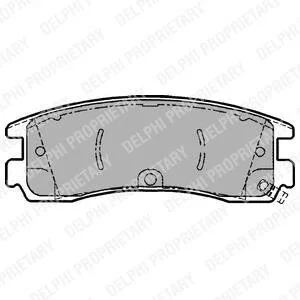 Гальмівні колодки, дискові Delphi LP1612