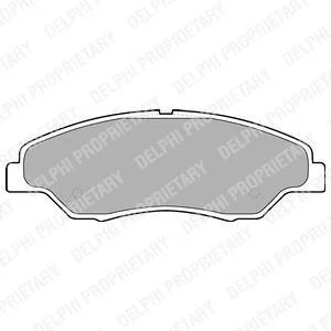 Гальмівні колодки дискові KIA Sportage "F "99-04 Delphi LP1634