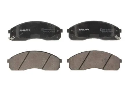 Комплект гальмівних накладок, дискове гальмо Delphi LP1671