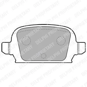 Гальмівні колодки дискові OPEL Combo/Corsa/Tigra "R "00-06 Delphi LP1677