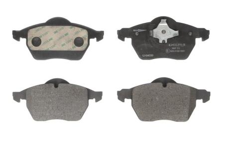 Комплект гальмівних колодок передн, VOLVO 850, C70 I, S70, V70 I, XC70 I 2.0-2.5D 06.91-10.05 Delphi LP1687
