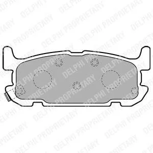 Гальмівні колодки, дискові Delphi LP1752