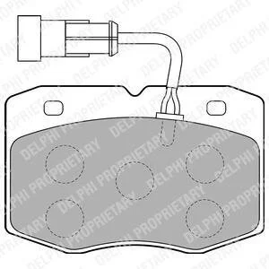 Гальмівні колодки, дискові Delphi LP1776
