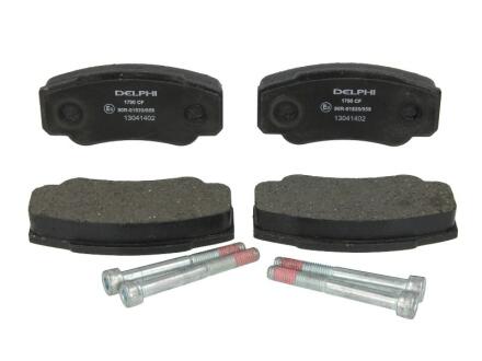 Комплект гальмівних колодок задн, CITROEN JUMPER I FIAT DUCATO PEUGEOT BOXER 1.9D-2.8D 02.94- Delphi LP1790