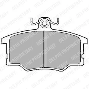 AUDI колодки гальмівні передні 80,100 Delphi LP179
