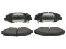 Комплект гальмівних колодок передн, HONDA ACCORD IX, CIVIC X, CIVIC XI, CR-V II, CR-V IV, ELEMENT, PILOT 1.0-3.5 09.01- Delphi LP1806 (фото 1)