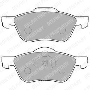 Колодка гальм. NISSAN Primera передн. Delphi LP1830