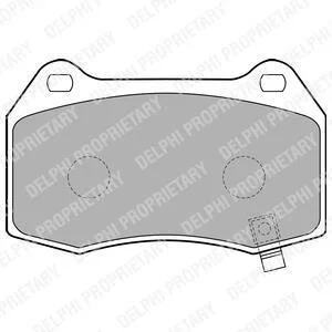 Гальмівні колодки, дискові Delphi LP1838