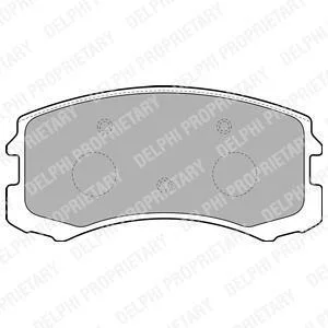 MITSUBISHI гальмівні колодки передн.Lancer 03- Delphi LP1901