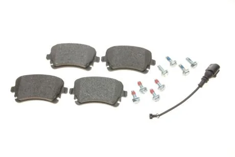 Комплект гальмівних колодок задн, VW CALIFORNIA T5 CAMPER, CALIFORNIA T6 CAMPER, MULTIVAN T5, MULTIVAN T6, TRANSPORTER T5, TRANSPORTER T6, TRANSPORTER T6 / CARAVELLE T6 1.9D-3.2 04.03- Delphi LP1911