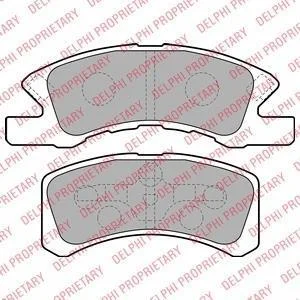 MITSUBISHI колодки гальм. передн. Space Star 1,0-1,2 12- Delphi LP1918