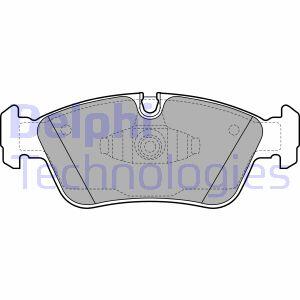 Комплект гальмівних колодок передн, BMW 1 (E81), 1 (E87), 3 (E90), 3 (E91) 1.6-3.0D 06.04-06.12 Delphi LP1925