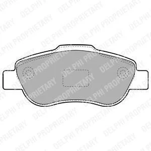 FIAT гальмівні колодки передн.Panda II 1.3JTD 03- Delphi LP1929