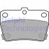 Комплект гальмівних колодок задн, CHERY TIGGO TOYOTA RAV 4 II 1.6-2.4 05.00-12.14 Delphi LP1942 (фото 1)