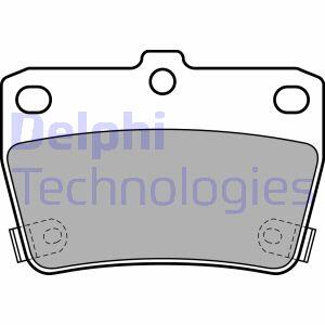 Комплект гальмівних колодок задн, CHERY TIGGO TOYOTA RAV 4 II 1.6-2.4 05.00-12.14 Delphi LP1942