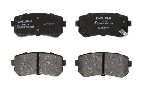 Колодки тормозные HYUN/KIA ACCENT/I20/I30/IX35/SPORTAGE/RIO/CEED 05- задн. Delphi LP1952