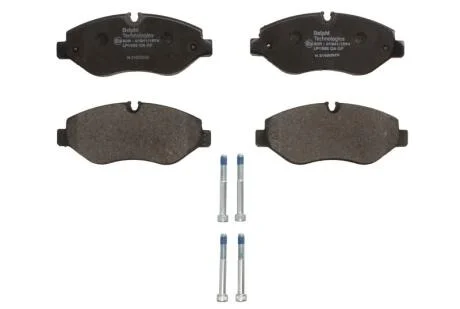 Комплект гальмівних колодок передн, MERCEDES EQV (W447), MARCO POLO CAMPER (W447), SPRINTER 3,5-T (B906), SPRINTER 3,5-T (B907), SPRINTER 3,5-T (B907, B910) 1.6D-Electric 09.03- Delphi LP1982