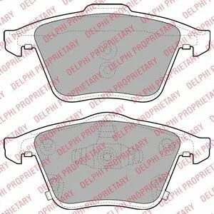 Гальмівні колодки, дискові Delphi LP2025