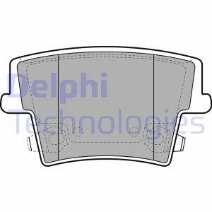 Комплект гальмівних колодок задн, CHRYSLER 300C DODGE CHALLENGER, CHARGER LANCIA THEMA 2.7-6.4 09.04- Delphi LP2035