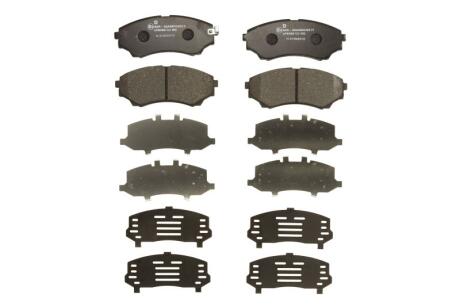 Комплект гальмівних колодок передн FORD RANGER, MAZDA B-SERIE, BT-50 2.5D/3.0D 06.99-12.15 Delphi LP2036