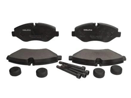 Комплект гальмівних колодок передн BREMBO IVECO DAILY III, DAILY IV, DAILY V, DAILY VI 550002E-F1CGL411C 05.99- Delphi LP2039