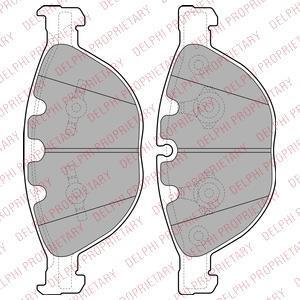 Гальмівні колодки дискові перед.BMW 535d/745-760 02- Delphi LP2041