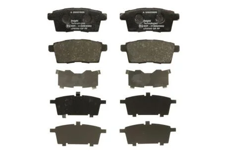 Комплект гальмівних колодок Delphi LP2052