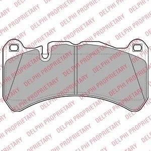 Гальмівні колодки, дискові Delphi LP2053