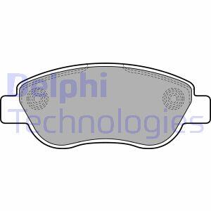 Комплект гальмівних колодок з 4 шт. дисків Delphi LP2075