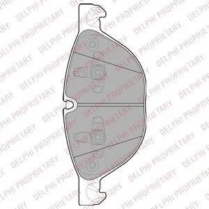 Гальмівні колодки, дискові Delphi LP2091