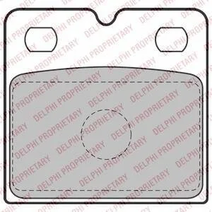 JAGUAR гальмівні колодки задн.S-Type 99- Delphi LP2112