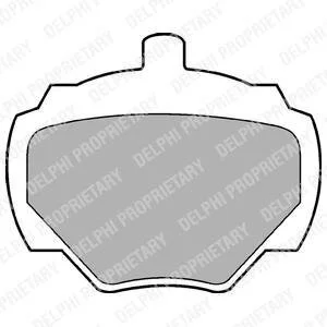 Колодки тормозные LAND ROVER DISCOVERY -98 задн. Delphi LP211