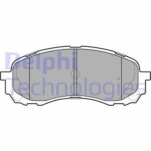 SUBARU Тормозные колодки передн. Impreza 1.5 08- Delphi LP2128