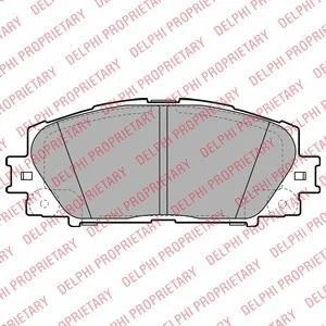 Гальмівні колодки дискові LEXUS/TOYOTA CT200h/Prius "F "09>> Delphi LP2135
